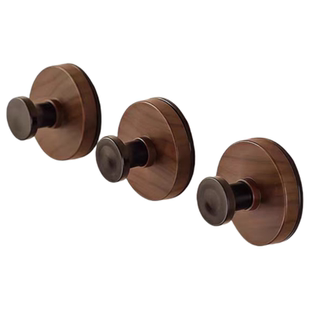 胡桃木纹吸盘免打孔门后挂钩挂衣钩高级壁挂墙上单钩玄关强力粘钩