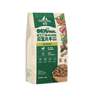 Meatyway爵宴风干犬粮营养鳕鱼比熊通用官方旗舰店全价狗粮1.5kg