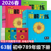 2026春初中细解巧练七八九年级下册语文数学英语物理人教版