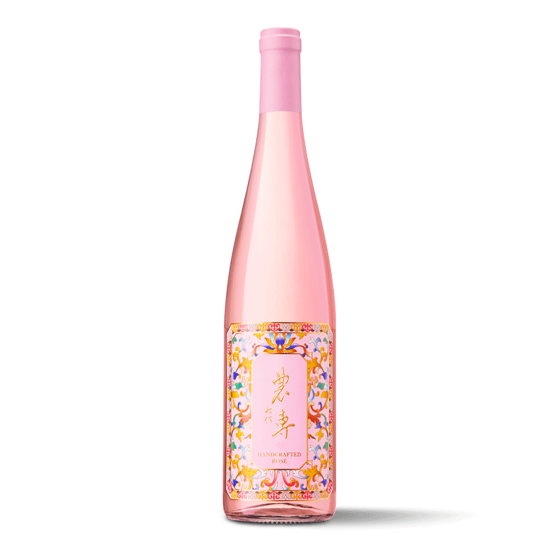 农专葡萄酒香甜桃红宁夏颜值