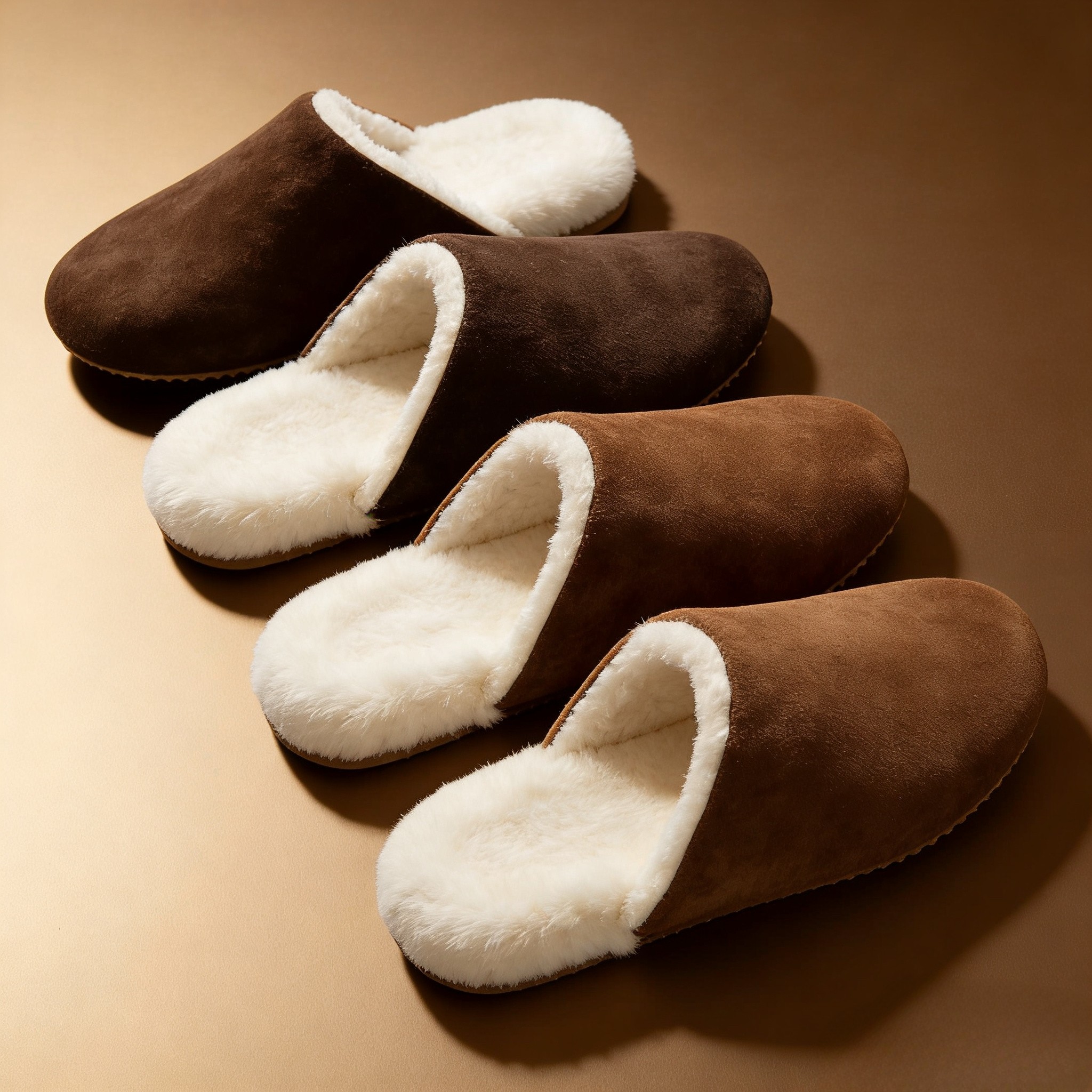 雪地靴款皮毛一体真皮男女居家防滑不掉毛软底纯羊毛毛暖和软拖鞋