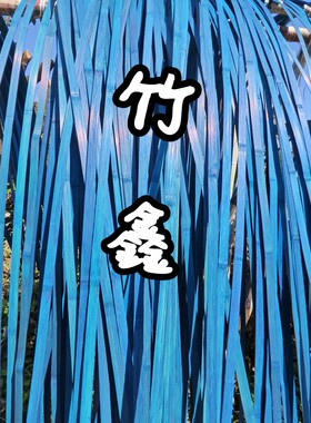 彩色竹条红黄蓝黑绿色染色竹片竹篾条薄竹丝竹编材料花艺婚庆装饰