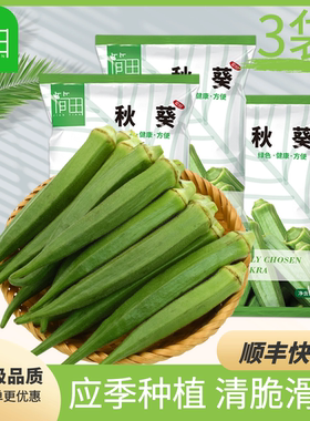 简田新鲜秋葵3袋急冻时蔬