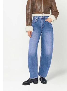 巧珀思｜香蕉裤廓形土耳其棉高腰牛仔裤 阔腿宽松慵懒松弛感12452