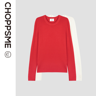 巧珀思|JCLP76323匠心16针四平针羊毛弹力修身针织套头毛衣