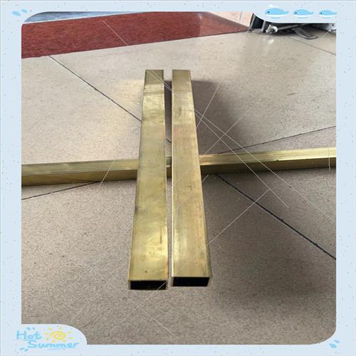 H63黄铜方管 黄铜矩形管 装饰铜管 家具黄铜管 黄铜套管厚壁铜管