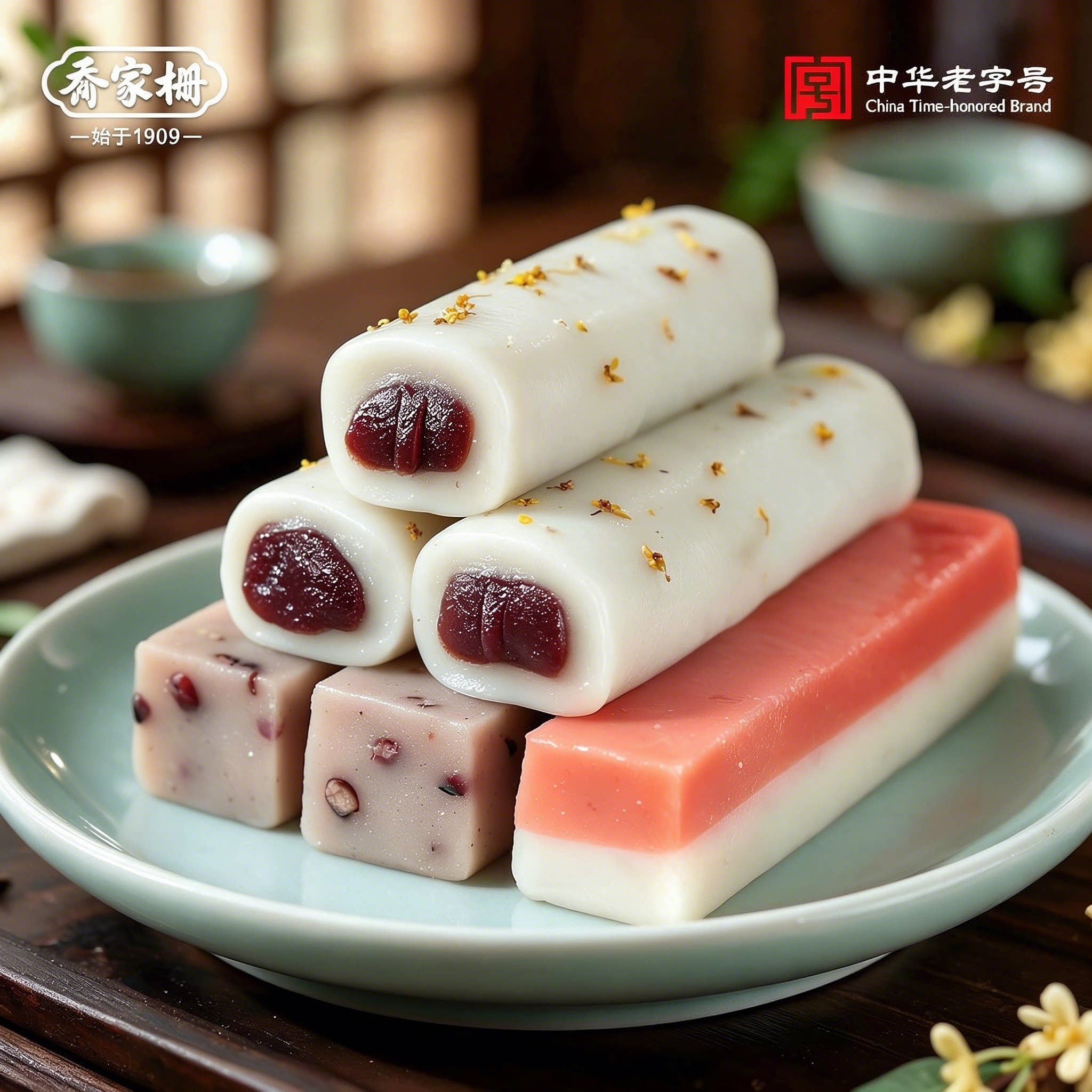 乔家栅桂花条头糕上海特产糯米糕点点心巨好吃的小零食小吃休闲