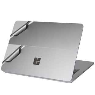 适用Surface微软Laptop4笔记本Studio电脑贴膜pro7+银灰色Go2原机外壳X贴纸Book3键盘配套银灰透明磨砂保护膜