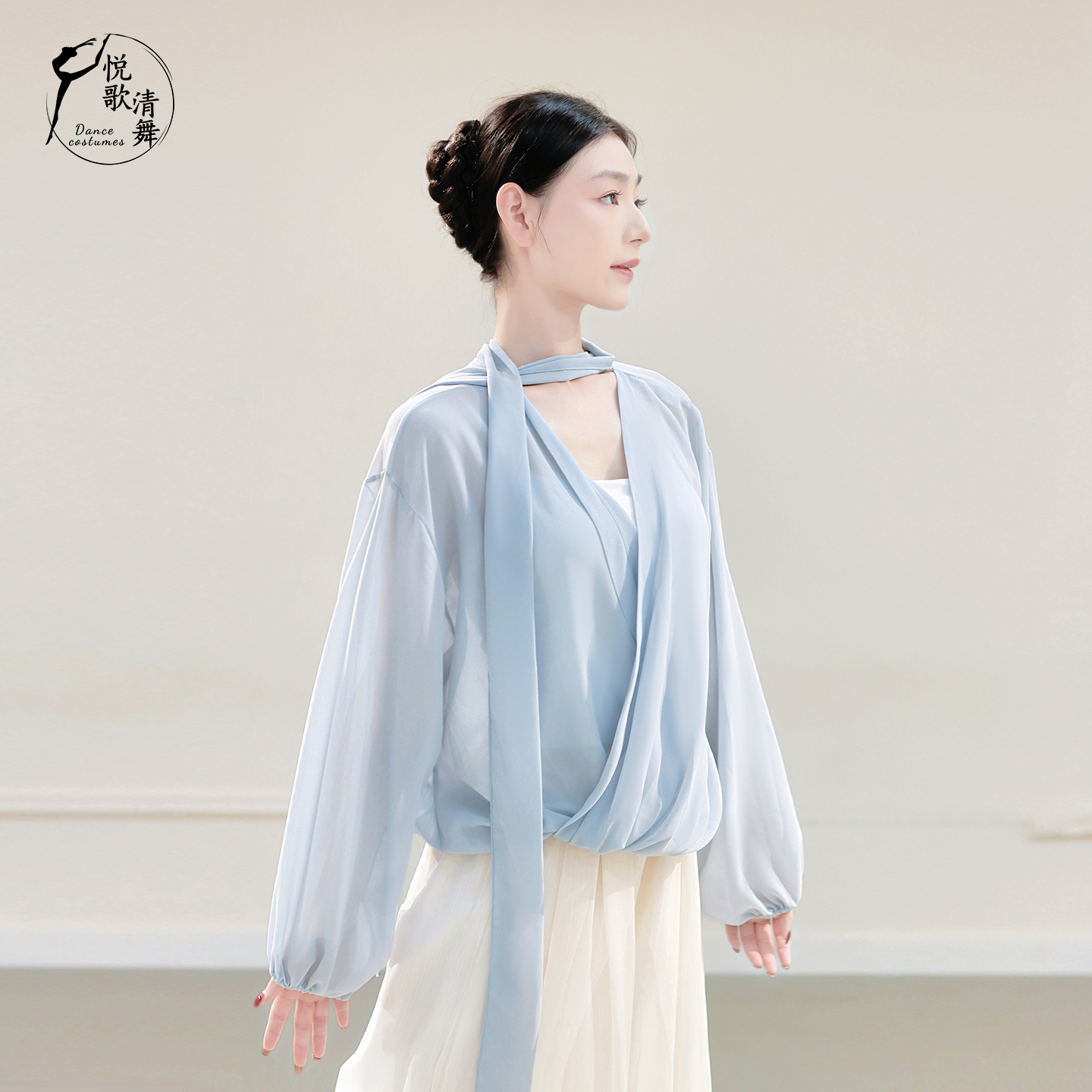 悦歌清舞舞蹈上衣仙女款日常可穿