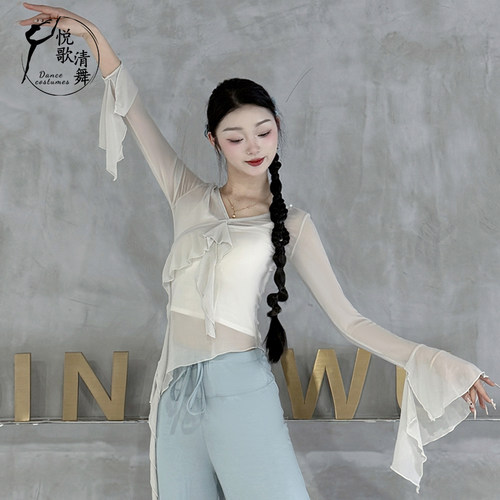 悦歌清舞古典舞纱衣飘逸新款长袖