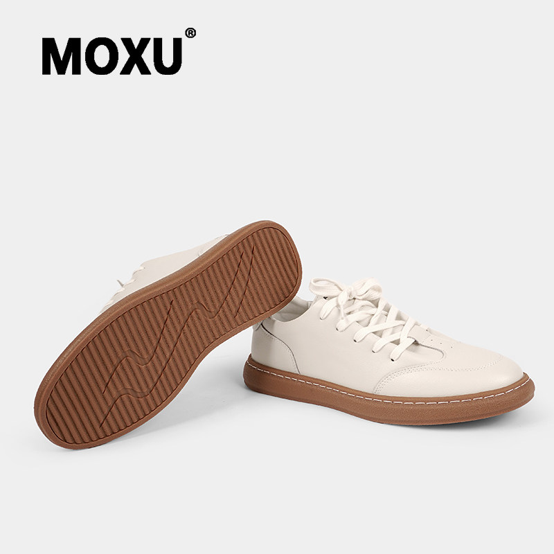 男鞋2025新款真皮软底软面板鞋轻便透气运动休闲小白鞋男潮流百搭