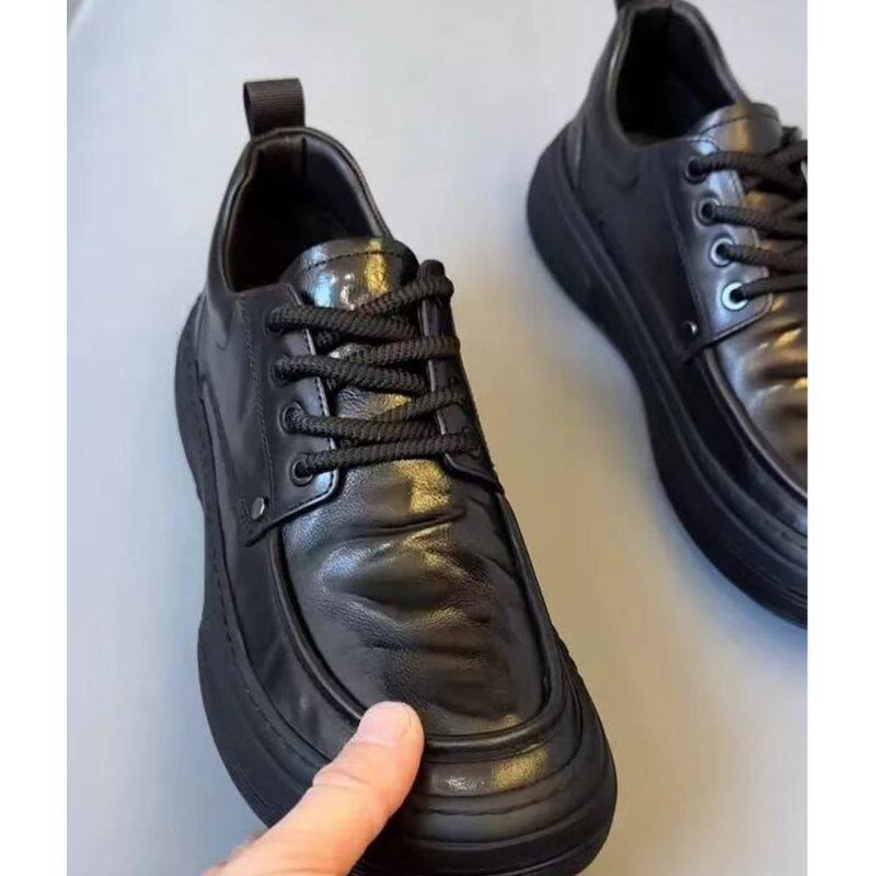 2380-6新品男士纯皮休闲舒适男鞋商务时尚轻奢潮百搭帅气范简约酷