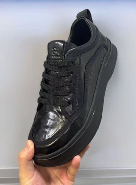 63032秋欧货时尚秋季牛皮新款商务休闲舒适圆头时尚百搭牛皮鞋男