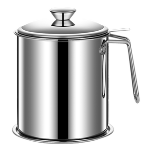 油壶不锈钢家用带滤网储油罐壶油瓶厨房过滤油渣油罐滤油神器