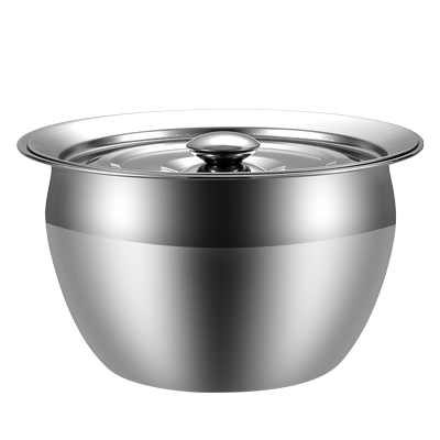 食品级不锈钢油盆带盖 家用厨房油缸商用猪油调料盆油鼓盆套装