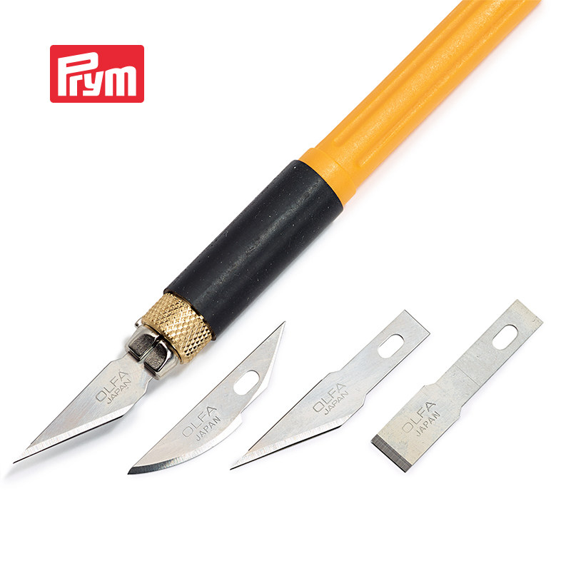 德国prym艺术刀 纸张 卡片 611395 切割防滑手柄 雕刻工具