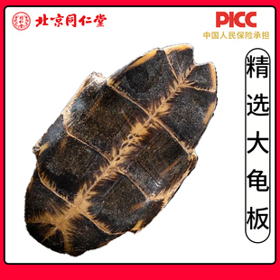 同仁堂生龟板中药材500g天然正品生龟板龟板龟底板新货生晒龟下板