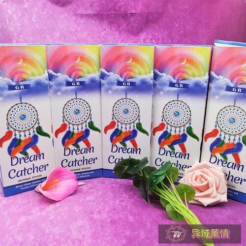 印度进口GR熏香捕梦网线香DREAM CATCHER好梦美好