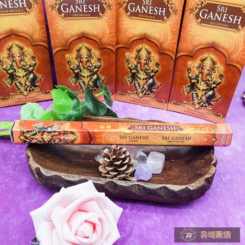 印度进口GR熏香象鼻财神供奉线香家用驱除异味居家办公日常香薰