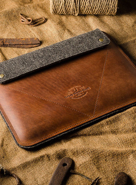 ipad皮革笔记本电脑保护套macbook12内胆包13/16英寸Air/Pro14/15