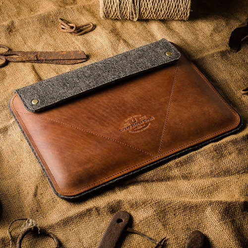 真皮笔记本电脑保护套内胆包