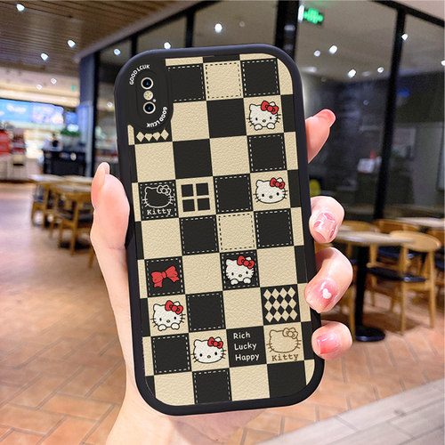 皮纹送挂绳iPhone保护壳气质