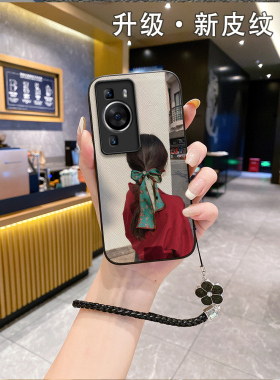 适用华为p60pro手机壳p 40pro新款p50女pp50p0ro网红小众ρ30p 60批4G男p40pro潮牌p60派polo防摔外壳2025