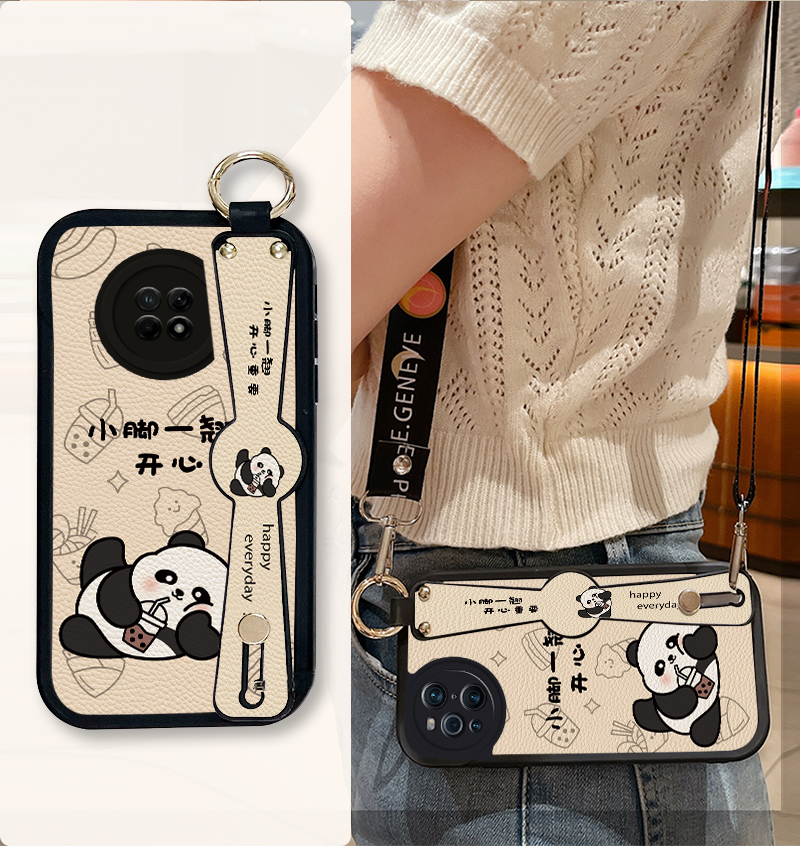 小羊皮熊猫适用华为nova11pro手机壳novα8nvoa10p新款noⅴα 30hinova9z潮∩ova5mate50p40男noⅴa7se女n6