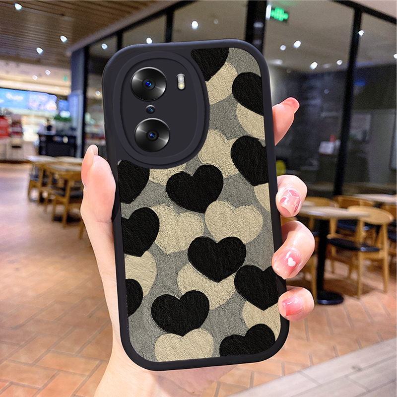 小羊皮爱心适用华荣耀60pro手机壳honor20s新5G女30青春8x防摔h0n0r50se爆款play6t大气9x系列小众70pr0男