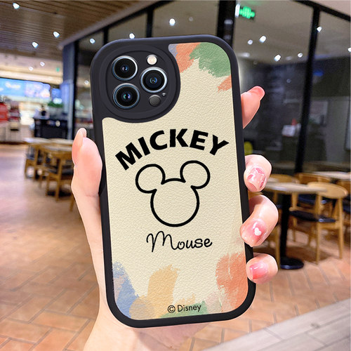小羊皮卡通适用苹果15promax手机壳iphone12pro套e16plus带挂绳11全包8硅胶13新款14x8p7xs6女xr软xsmax17air
