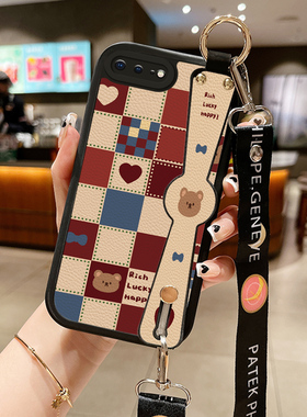 小熊适用苹果8plus手机壳16promax女iphone6s新款13 17air网红e8pro潮plas男se2025ipone14套15 12 11 xs