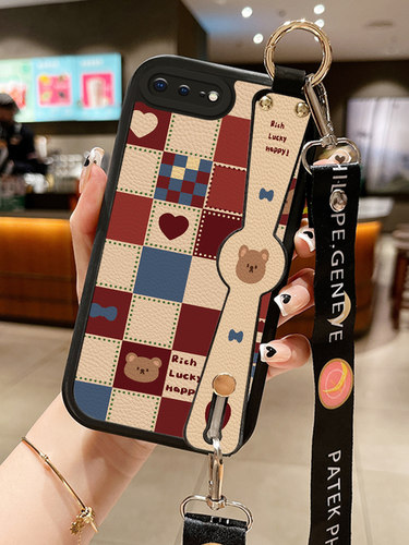 小熊适用苹果8plus手机壳16promax女iphone6s新款13 17air网红e8pro潮plas男se2025ipone14套15 12 11 xs