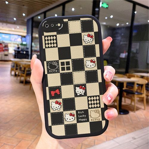 仿皮送挂绳iPhone保护套气质