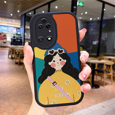 小羊皮女孩适用华为p50pro手机壳nova10新款mate50女pp50p0ro网红p20派polo防摔ρ30批pto怕4G男p40pro7潮6