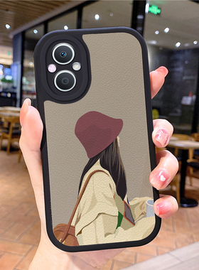 小羊皮女孩适用opporeno8pro手机壳rino7se新款opoprneo6opp0ren09女opr17opppreon5rone4opoor15pooprk10