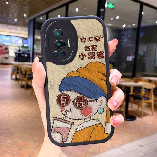 小羊皮x90s17iqoo12手机壳