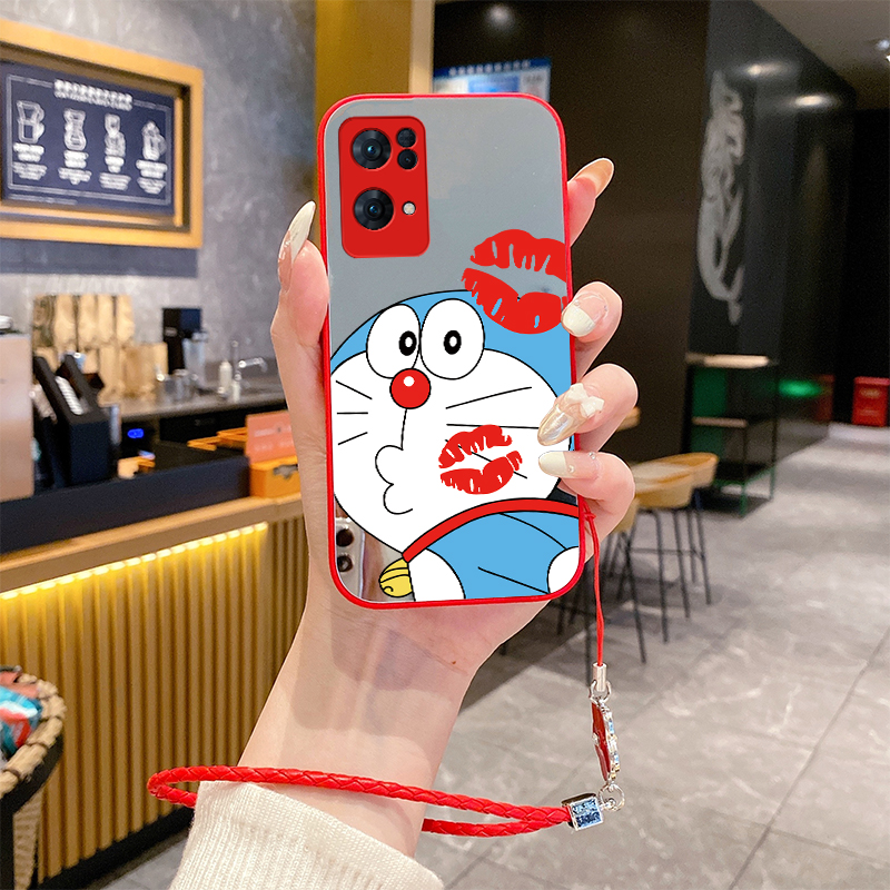 适用OPPOReno13pro手机壳A93S补妆镜FindX8挂绳K12X新款A97全包11新品10套A58K9+8外壳7A96防摔6叮当猫4se3i5
