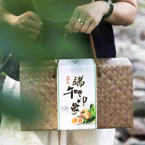 新款端午节礼盒粽子包装盒礼品盒端午商务送礼空盒天地盖礼盒