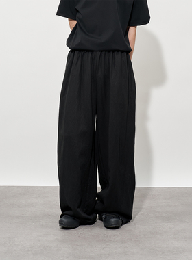 闷与狂FMACM透气凉感天丝廓形休闲长裤