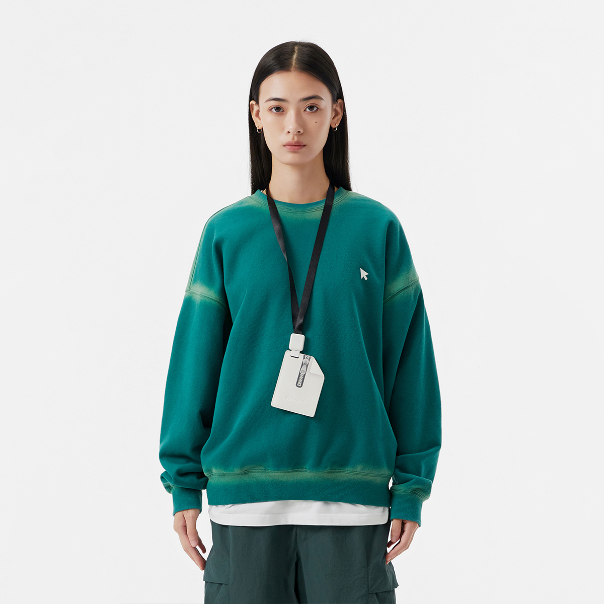 印花圆领水洗圆领卫衣fmacm