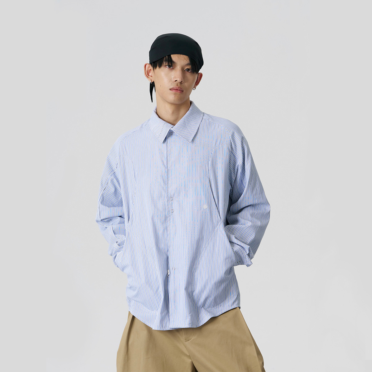 FMACM2025新品条纹衬衣简约