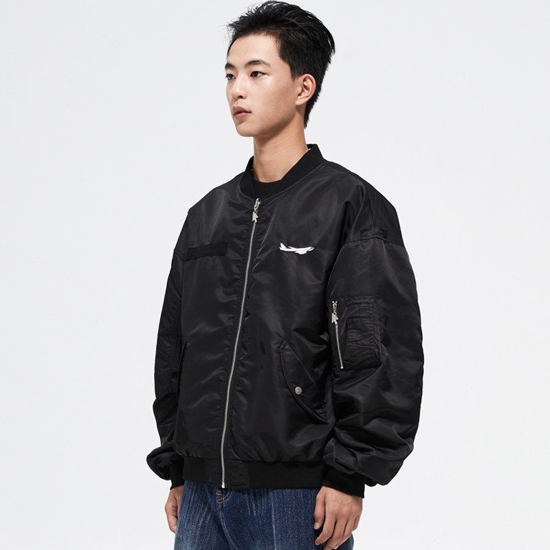 FMACM闷与狂X控制俱乐部 空军一号双面穿飞行夹克棉服外套