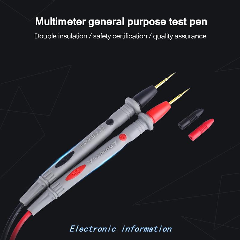 Silicone Wire Universal Probe Test Leads Pin For Digital Mul