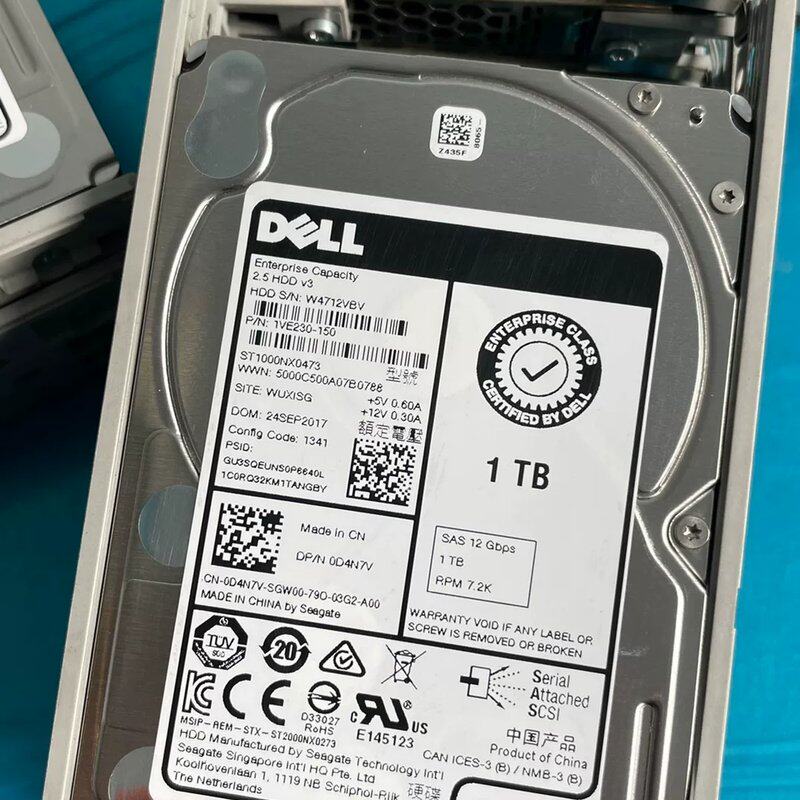 可维修DELL 1T 2.5 12G SAS硬盘 ,ST1000N议价