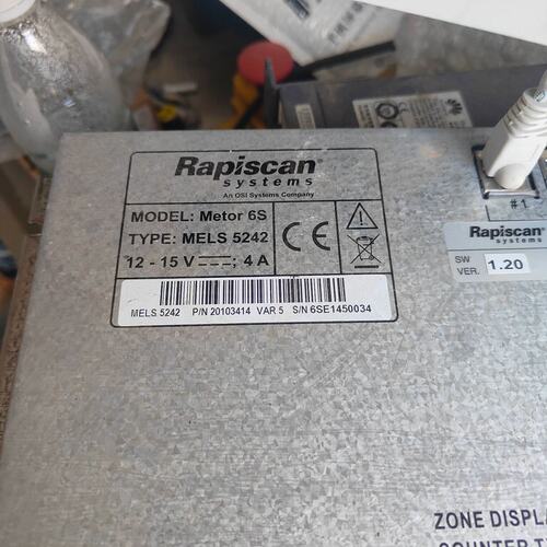 可维修Rapiscan Metor 6S，型号MELS 524议价