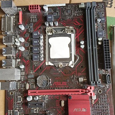 可维修华硕B150M-V3主板主板有挡板 包议价