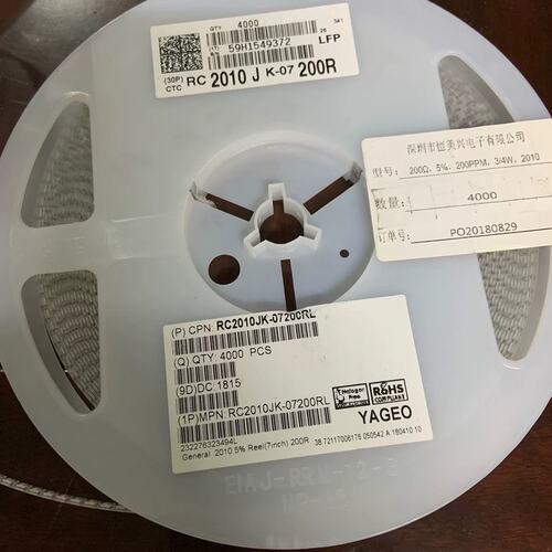 可维修RC2010-JK07200RL体积2010误差5%200R议价