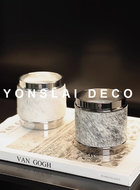 简约现代金属马毛香薰摆件样板间售楼处民宿酒店玄关客厅软装饰品