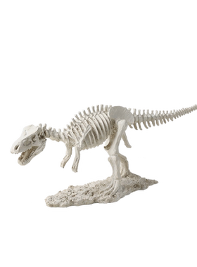 简约现代恐龙化石摆件书房样板间