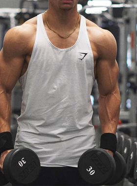 冲量福利！GYMSHARK ARRIVAL男士吊带工字背心运动健身吸汗T恤